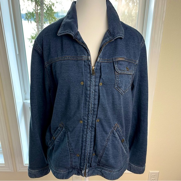 Lauren Ralph Lauren Dry Goods Supply Co Washed Knit Cropped Jacket Women’s L - Picture 4 of 12